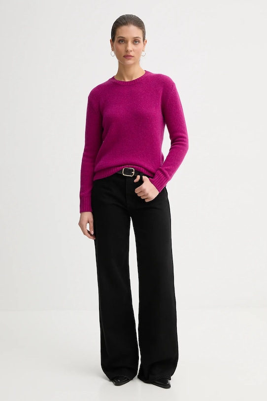 Vlněný svetr United Colors of Benetton 103ME1N23.507 růžová AA00