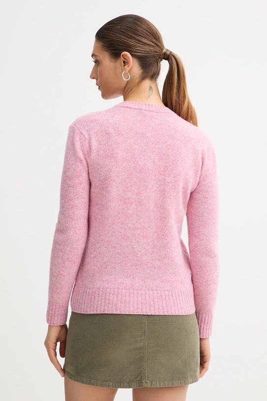 Odzież United Colors of Benetton sweter wełniany 103ME1N23.507 różowy