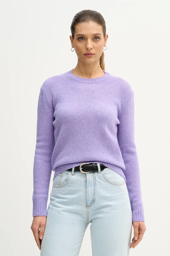 Vuneni pulover United Colors of Benetton ljubičasta 103ME1N23.507