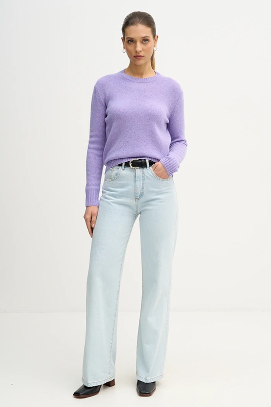 Vuneni pulover United Colors of Benetton 103ME1N23.507 ljubičasta AA00