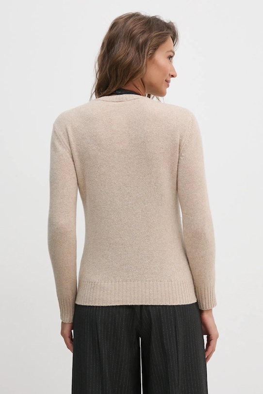 Ρούχα Μάλλινο πουλόβερ United Colors of Benetton 103ME1N23.507 μπεζ