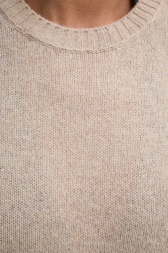 Μάλλινο πουλόβερ United Colors of Benetton 103ME1N23.507 μπεζ