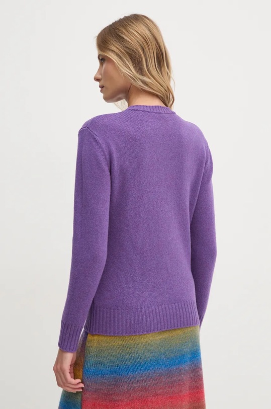 Одяг Вовняний светр United Colors of Benetton 103ME1N23.507 фіолетовий