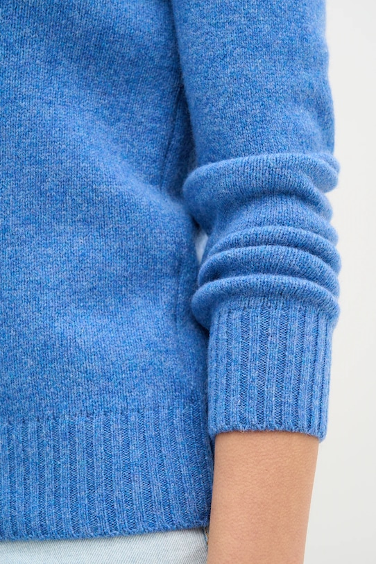 United Colors of Benetton pulover de lana 103ME1N23.507 albastru