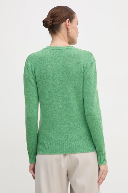 Odzież United Colors of Benetton sweter wełniany 103ME1N23.507 zielony