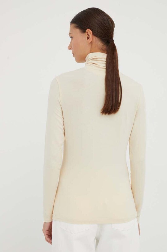 Odzież Samsoe Samsoe longsleeve ESTER F00013122 beżowy