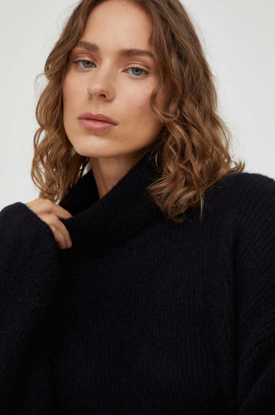 Gestuz sweter wełniany czarny 10906730