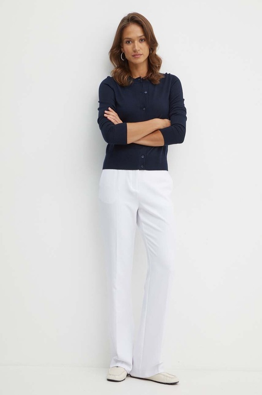 Вълнена жилетка BOSS 50492552 тъмносин AA00