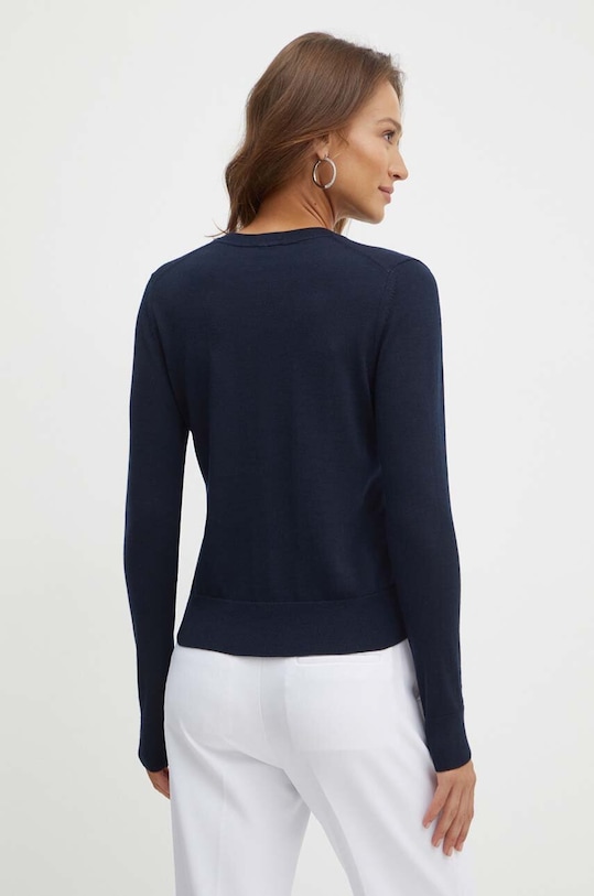 Дрехи Вълнена жилетка BOSS 50492552 тъмносин