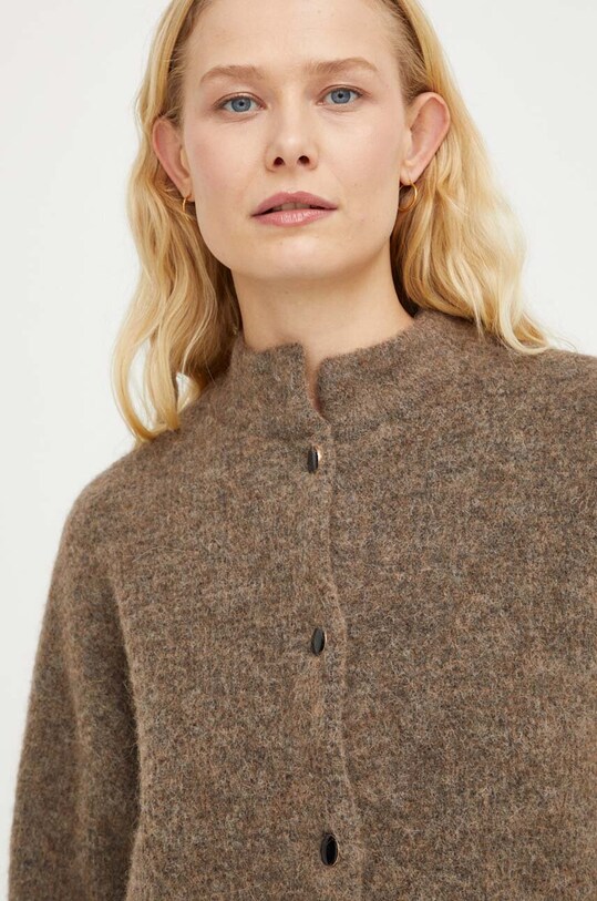 Gestuz cardigan din lana maro 10905931