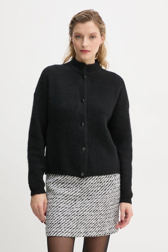 Gestuz cardigan din lana negru 10905931