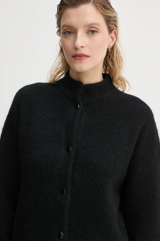 Gestuz cardigan din lana negru 10905931
