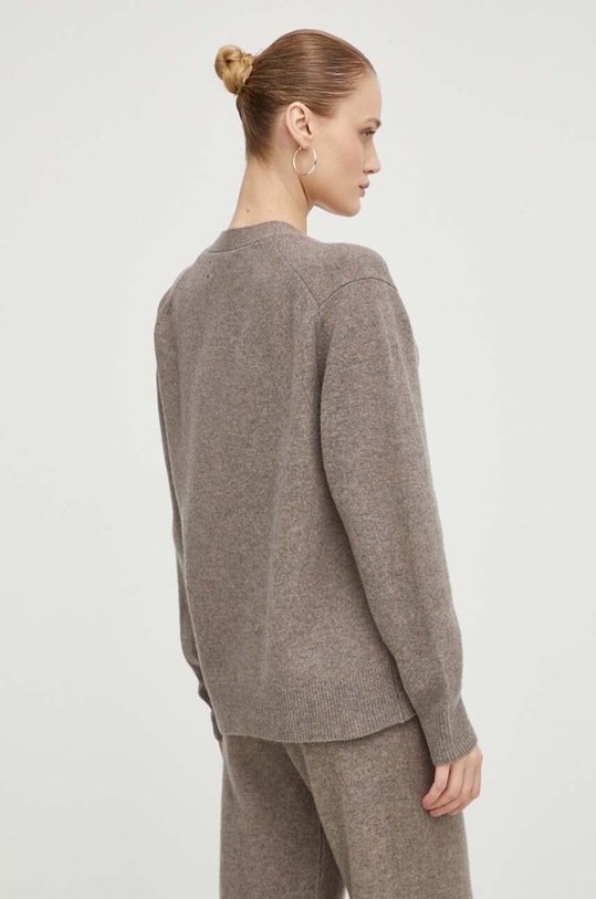 Odzież Samsoe Samsoe sweter wełniany SACHARLOTTE F10000020 szary