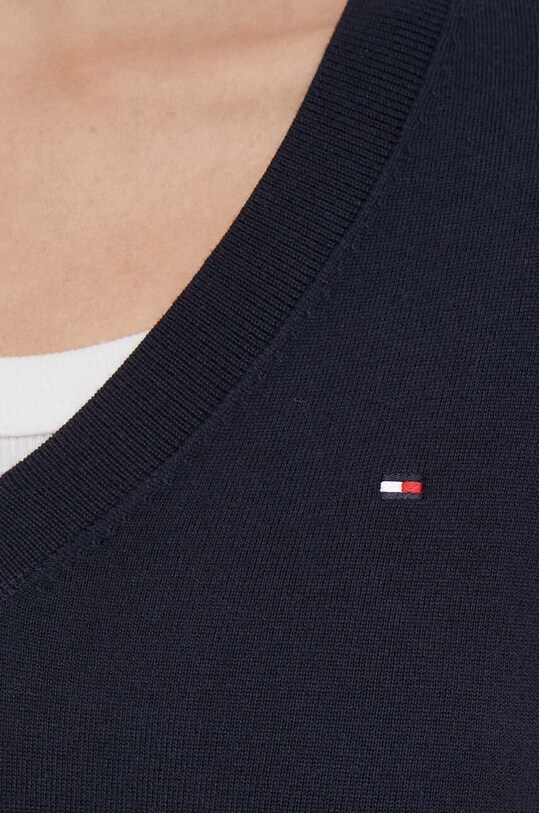 Tommy Hilfiger pulover WW0WW42049 bleumarin