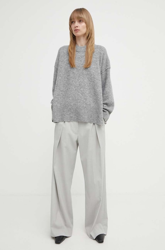 Day Birger et Mikkelsen sweter wełniany Josie - Cozy Days RD DAY100420 szary AA00