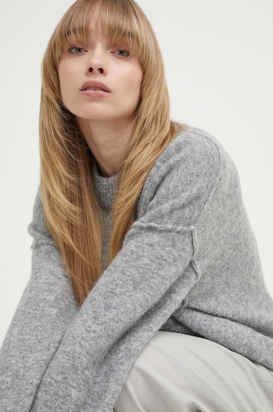 Day Birger et Mikkelsen sweter wełniany Josie - Cozy Days RD DAY100420 szary