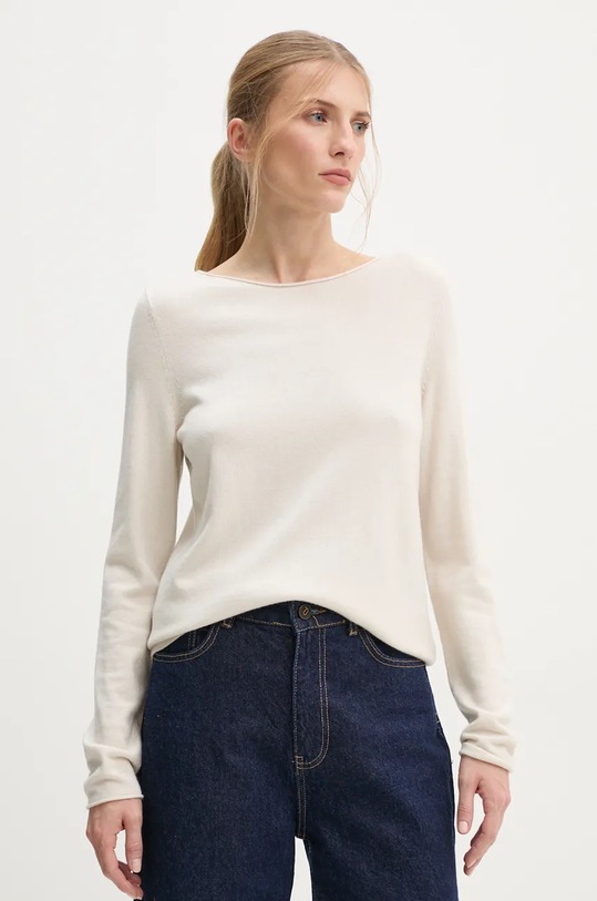 Marc O'Polo pulover de lana subtiri bej M09511860479