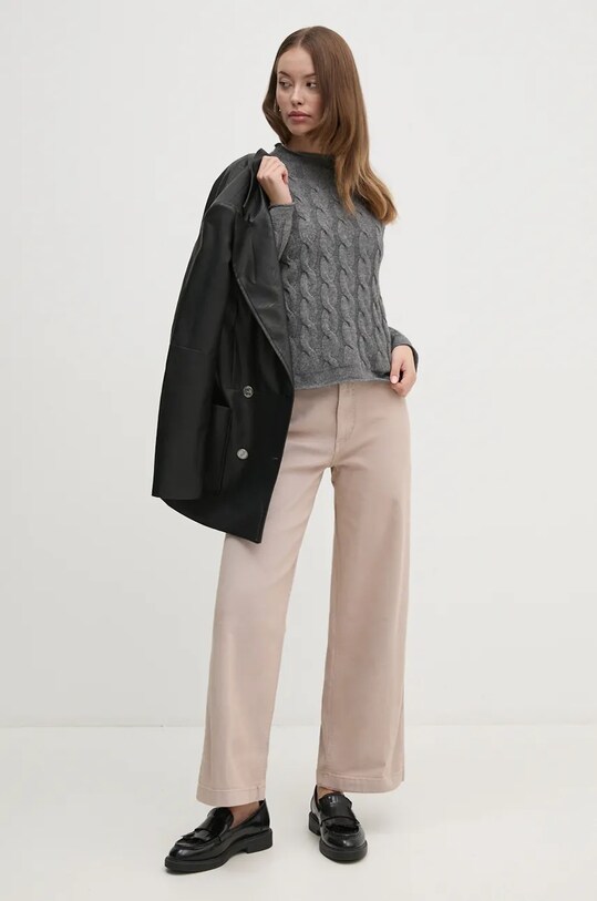 United Colors of Benetton maglione in misto lana 1335D2467 grigio AA00