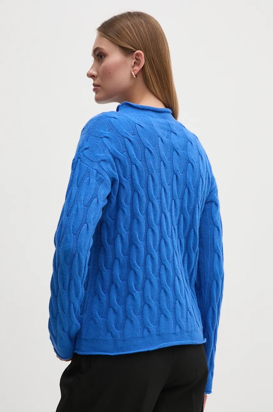 Îmbrăcăminte United Colors of Benetton pulover din amestec de lana 1335D2467 albastru