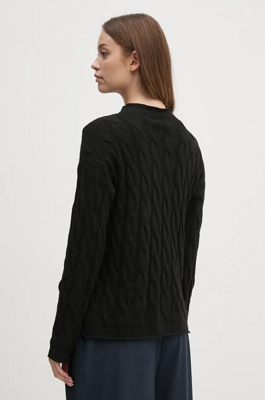 Îmbrăcăminte United Colors of Benetton pulover din amestec de lana 1335D2467 negru