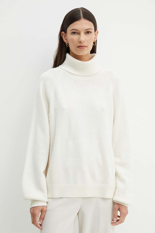 Gestuz pulover grosime medie bej 10909328