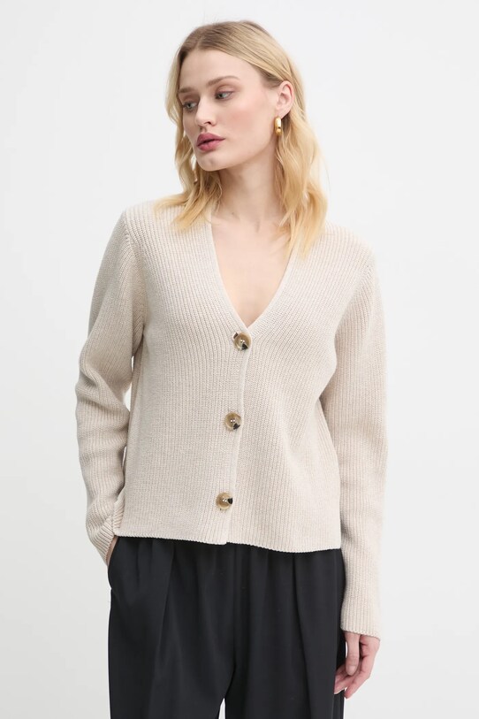 Хлопковый кардиган Marc O'Polo бежевый B01605961069