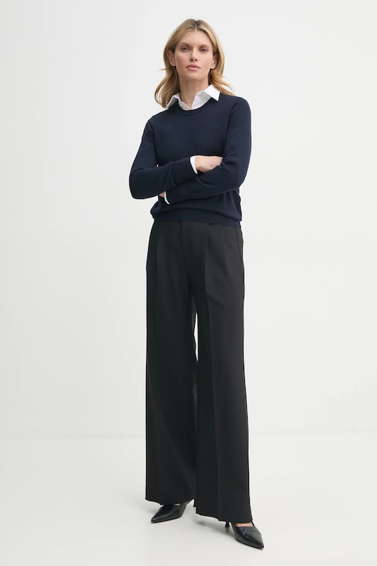 Vlnený sveter Filippa K 28920.FK tmavomodrá AA00