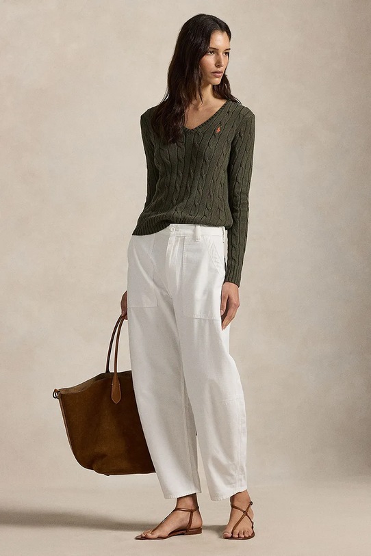 Odzież Polo Ralph Lauren sweter 211971870 zielony