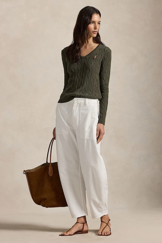 Odzież Polo Ralph Lauren sweter 211971870 zielony