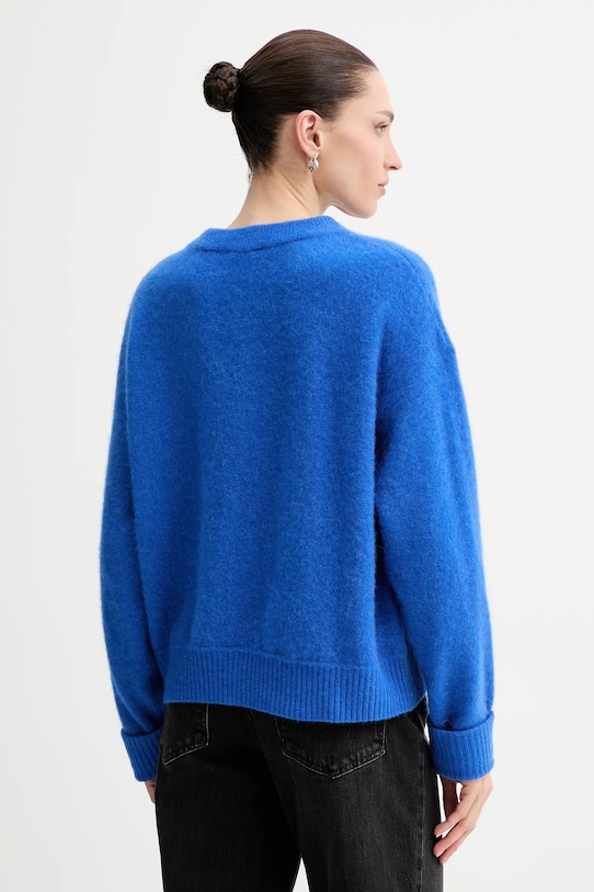 Odzież American Vintage sweter wełniany VITO18E fioletowy