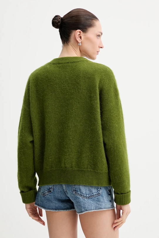 Odzież American Vintage sweter wełniany VITO18E zielony