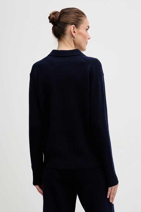 Odzież MC2 Saint Barth sweter wełniany EZE0003 granatowy