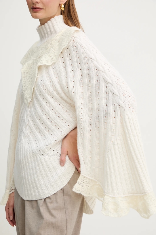 Twinset maglione con lana beige 252TS3353