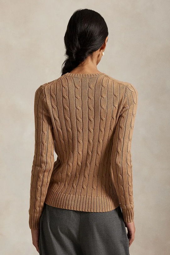 Памучен пуловер Polo Ralph Lauren 211971795 бежов AA00