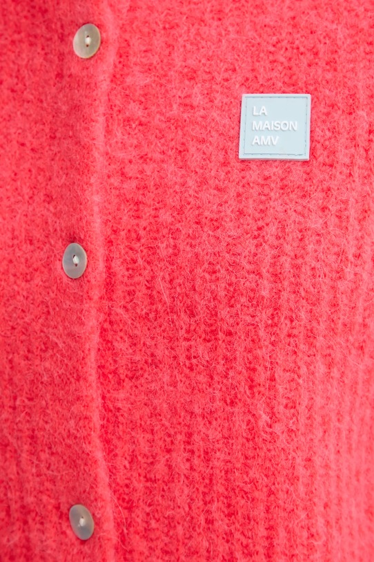 Ζακέτα με προσθήκη μαλλιού American Vintage EAST19N ροζ