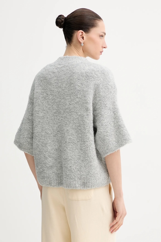 Odzież American Vintage sweter z dodatkiem wełny ZOL18B szary