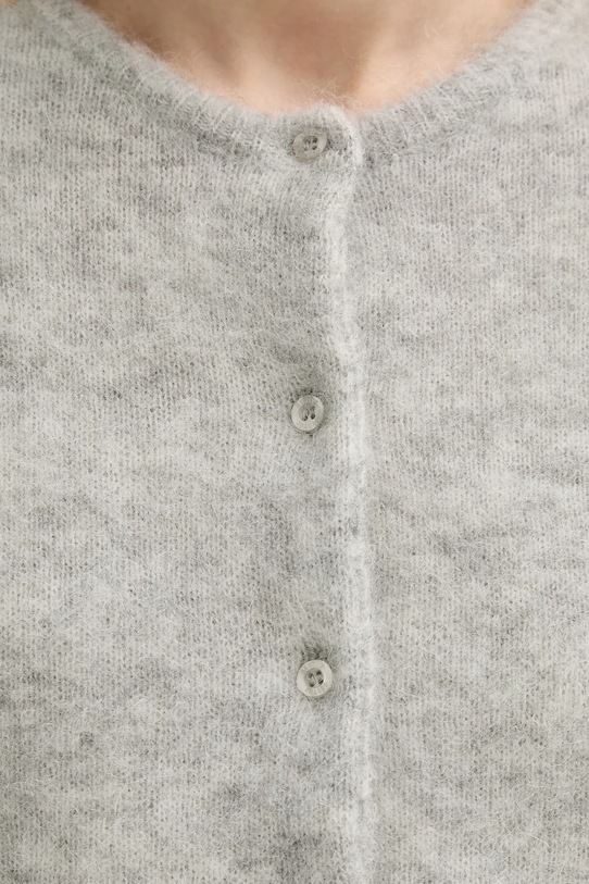 Gestuz kardigan z dodatkiem moheru Gzdebbie 10910935 szary