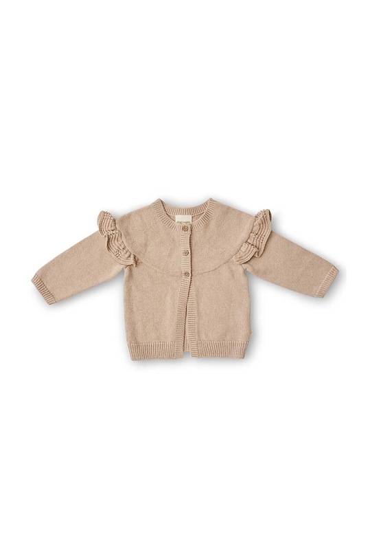 Девочка Детский хлопковый кардиган That's mine FIC50 бежевый