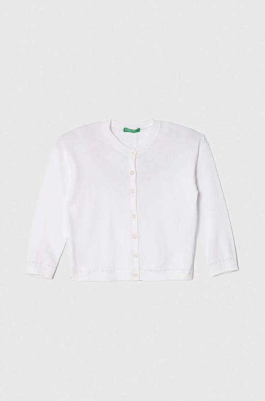 United Colors of Benetton kardigan dziecięcy pozostałe biały 1194G5007.P.NOS