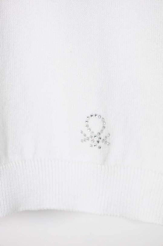 DÍVKA Dětský svetr United Colors of Benetton 1194C5450.G.Continuativ bílá