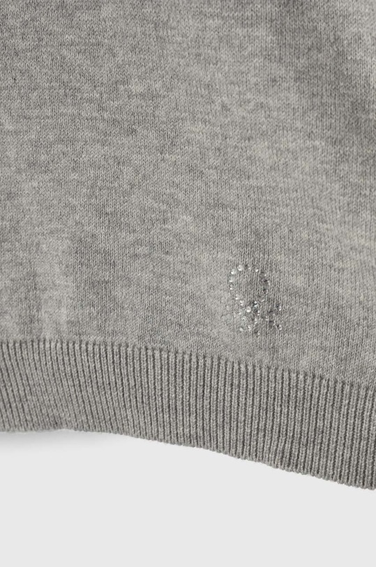 Fete United Colors of Benetton cardigan copii 1194C5450.G.Continuativ gri