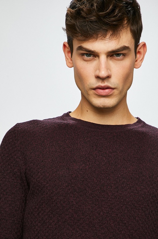 Premium by Jack&Jones - Svetr burgundské 12140252