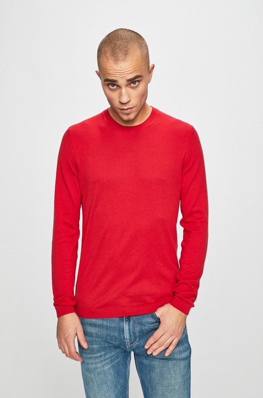 s.Oliver Black Label - Sveter okrúhly červená 02.899.61.4498