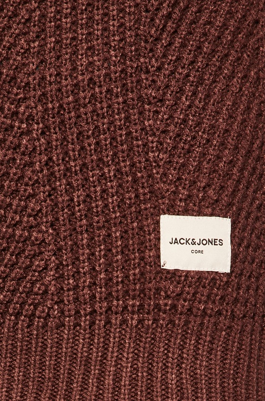 Jack & Jones - Sweter 12161359 bordowy