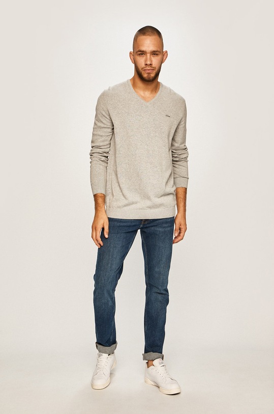 s. Oliver - Sweter 03.899.61.5233 szary AA00