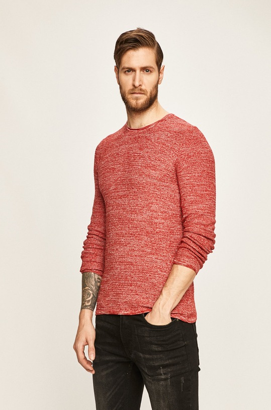 Only & Sons - Sveter 22012290 okrúhly červená 22012290