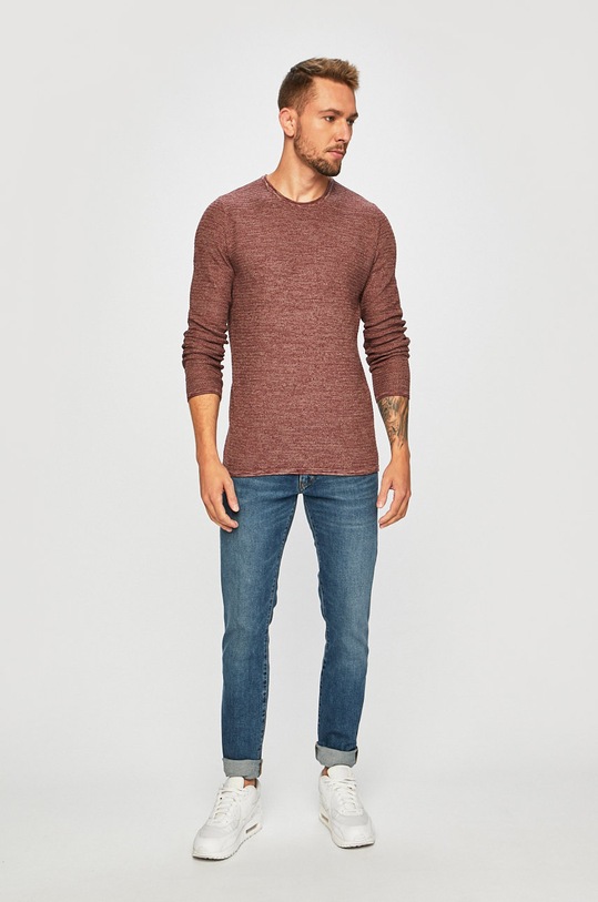 Only & Sons - Svetr 22012290 burgundské AA00