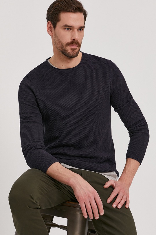 Selected Homme - Pulover subtiri bleumarin 16062814
