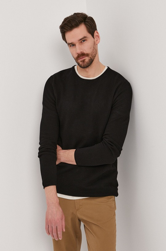 Selected Homme - Pulover okrugli crna 16062814