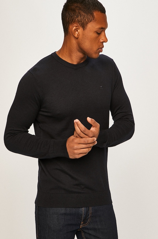 Scotch & Soda - Sveter okrúhly tmavomodrá 153663